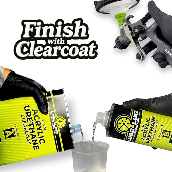 Automotive Basecoat with Urethane Reducer Quart Combo Pack (White)