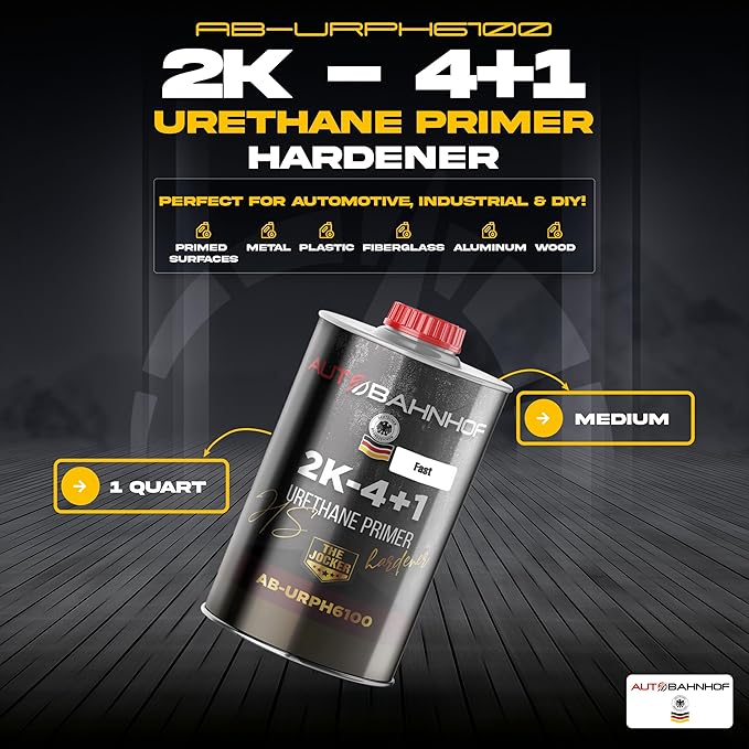 All Surfaces 2K Urethane Primer Gray & Medium Hardener Kit
