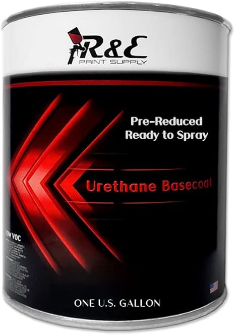 Paint Supply Compatible with Ford E4 Vermillion Red Automotive Paint