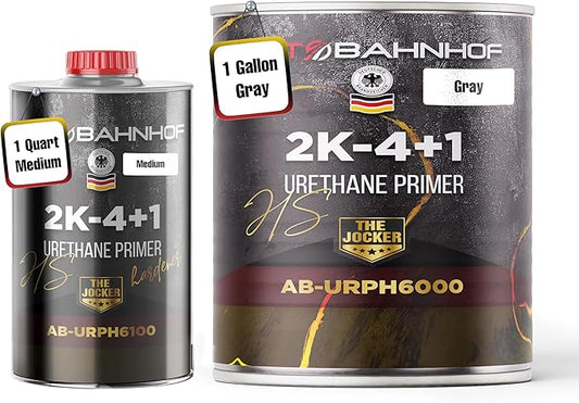 All Surfaces 2K Urethane Primer Gray & Medium Hardener Kit