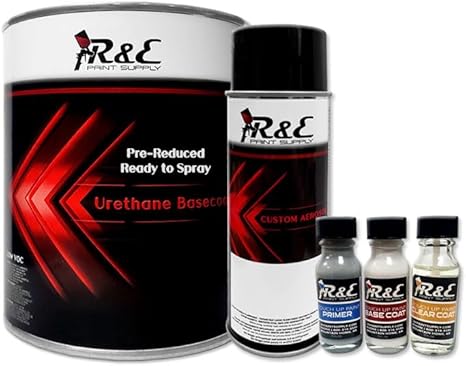 Paint Supply Compatible with GM WA8555 Black Automotive Paint