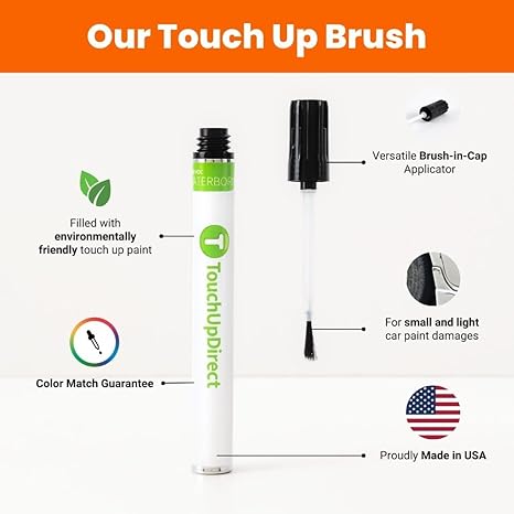 149/9149 Polar White Compatible with Mercedes-Benz Exact Match Touch Up Paint Brush