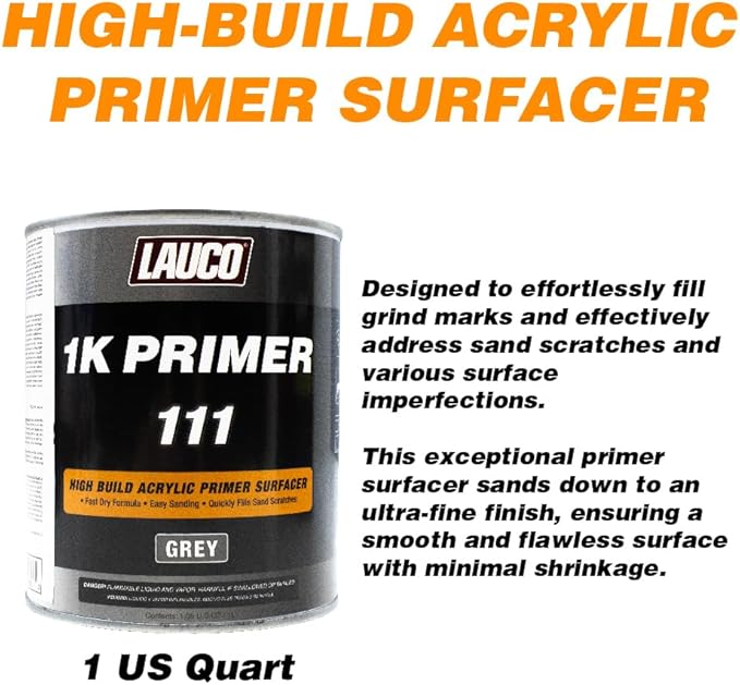 1K High Build Gray Acrylic Primer Surfacer