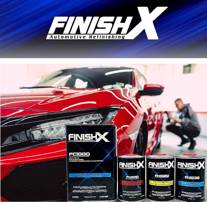 Automotive Refinishing Ultimate Clear Coat (FC1000-1 Gallon) 4:1 Kit with Slow Activator/Hardener