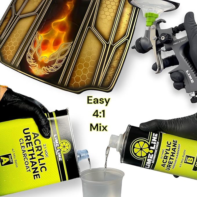 Automotive 2K Clearcoat 1.25 Gallon Kit