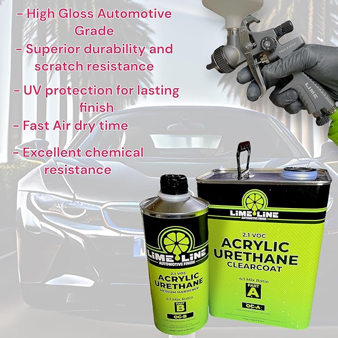 Automotive 2K Clearcoat 1.25 Gallon Kit