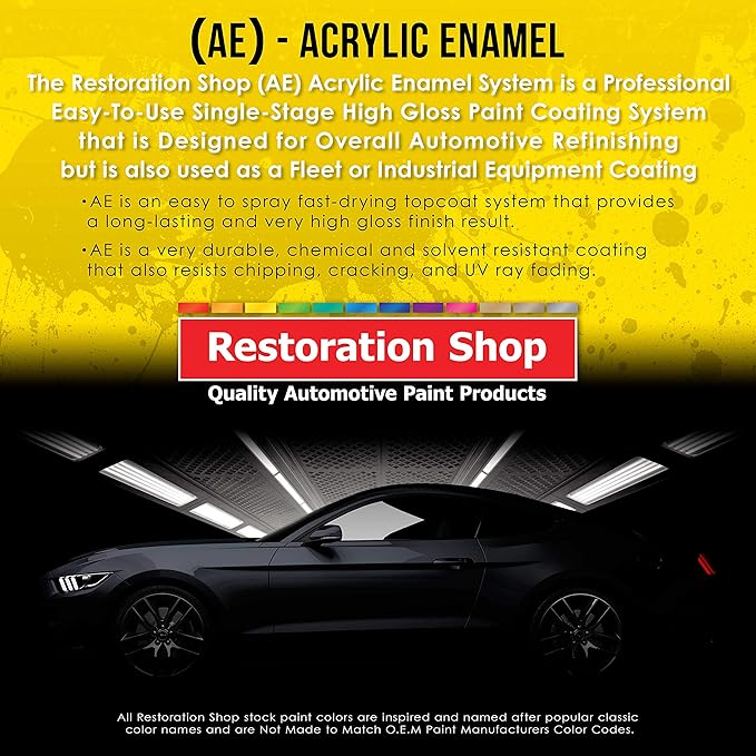 Machinery Gray Acrylic Enamel Auto Paint - Complete Gallon Paint Kit